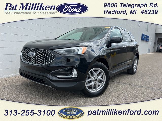 Agate Black Metallic 2024 Ford Edge SUV / Crossover All-Wheel Drive 8-Speed Automatic