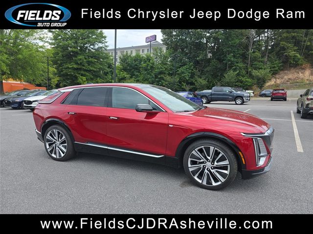 Radiant Red Tintcoat 2025 Cadillac LYRIQ SUV / Crossover All-Wheel Drive 1-Speed Automatic