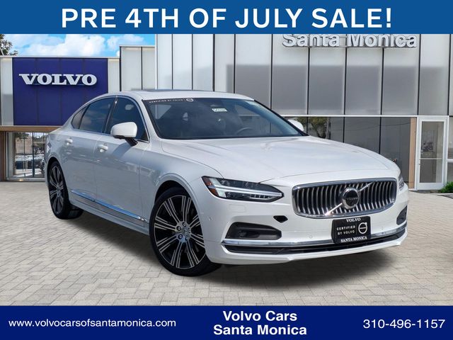 Crystal White 2023 Volvo S90 B6 Ultimate AWD Sedan All-Wheel Drive Automatic