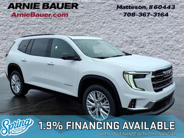 Summit White 2026 GMC Acadia Elevation AWD SUV / Crossover Four-Wheel Drive 8-Speed Automatic