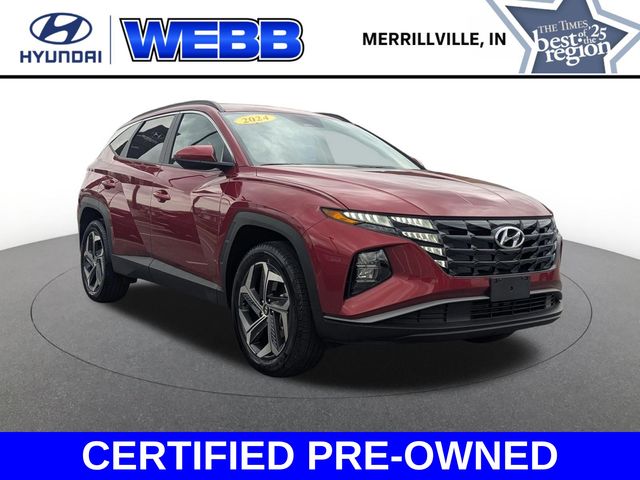 Ultimate Red 2024 Hyundai Tucson SEL Fleet AWD SUV / Crossover All-Wheel Drive 8-Speed Automatic