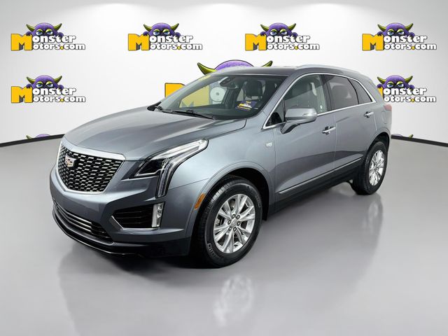 Silver 2022 Cadillac XT5 SUV / Crossover Four-Wheel Drive 9-Speed Automatic