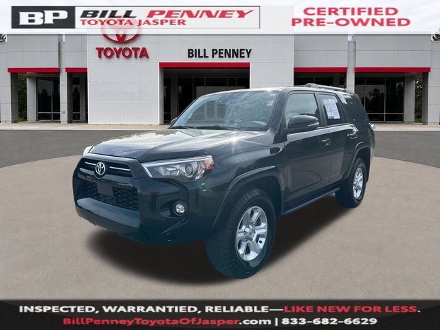 Midnight Black Metallic 2022 Toyota 4Runner SUV / Crossover Four-Wheel Drive 5-Speed Automatic