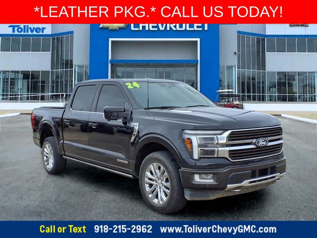Black Metallic 2024 Ford F-150 Pickup Truck Four-Wheel Drive Automatic
