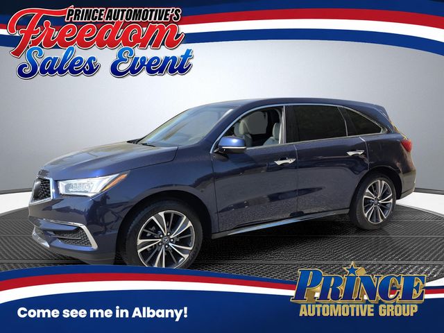 Blue 2020 Acura MDX SUV / Crossover Front-Wheel Drive Automatic