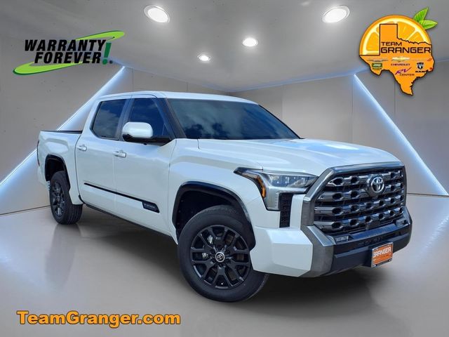 Pearl 2024 Toyota Tundra Platinum CrewMax Cab 4WD Pickup Truck Four-Wheel Drive Automatic