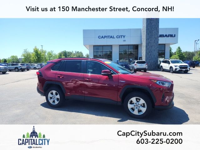 Pearl 2020 Toyota RAV4 Hybrid SUV / Crossover All-Wheel Drive Continuously Variable Transmission
