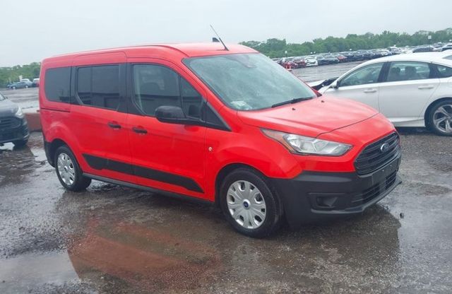 Race Red 2021 Ford Transit Connect Wagon XL LWB FWD with Rear Liftgate Van Front-Wheel Drive 8-Speed Automatic