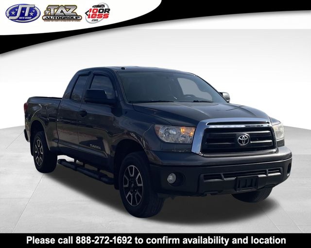 Magnetic Gray Metallic 2012 Toyota Tundra Tundra Grade Double Cab 4.6L 4WD Pickup Truck Four-Wheel Drive 6-Speed Automatic Overdrive