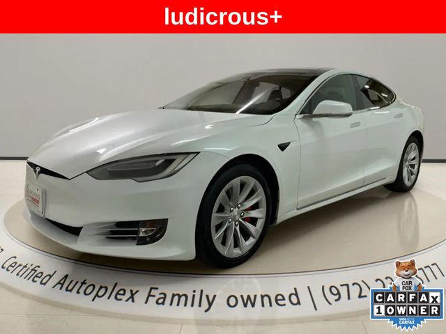 Pearl White 2017 Tesla Model S P100D AWD Sedan All-Wheel Drive 1-Speed Automatic
