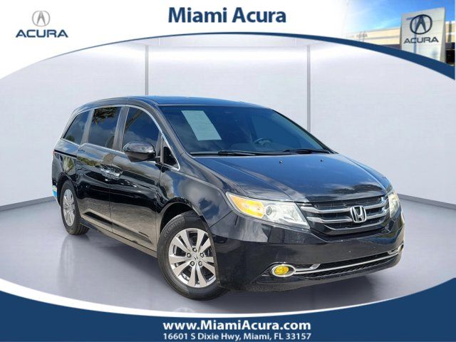 Crystal Black Pearl 2016 Honda Odyssey EX-L FWD Minivan Front-Wheel Drive 6-Speed Automatic