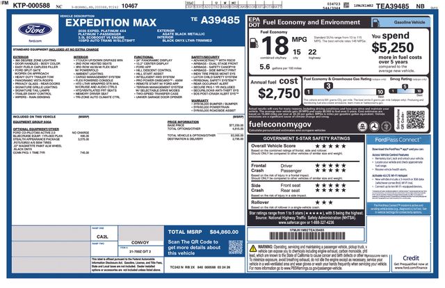 New 2026 Black Ford Platinum image 25