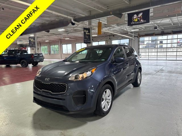 Pacific Blue 2018 Kia Sportage SUV / Crossover Front-Wheel Drive 6-Speed Automatic Overdrive