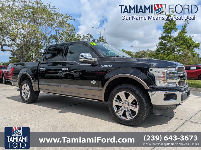 Shadow Black 2018 Ford F-150 Pickup Truck Four-Wheel Drive Automatic