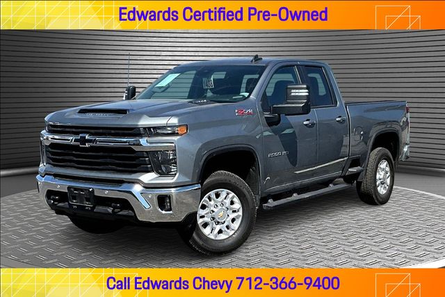 Sterling Gray Metallic 2025 Chevrolet Silverado 2500HD LT Double Cab 4WD Pickup Truck Four-Wheel Drive Automatic