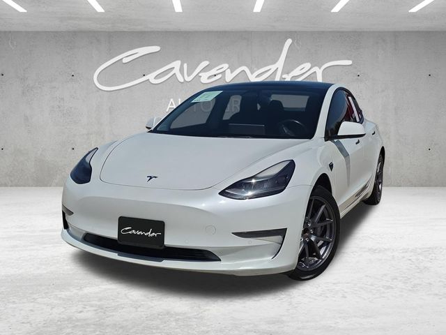 Pearl White Multi-Coat 2021 Tesla Model 3 Sedan Rear-Wheel Drive 1-Speed Automatic