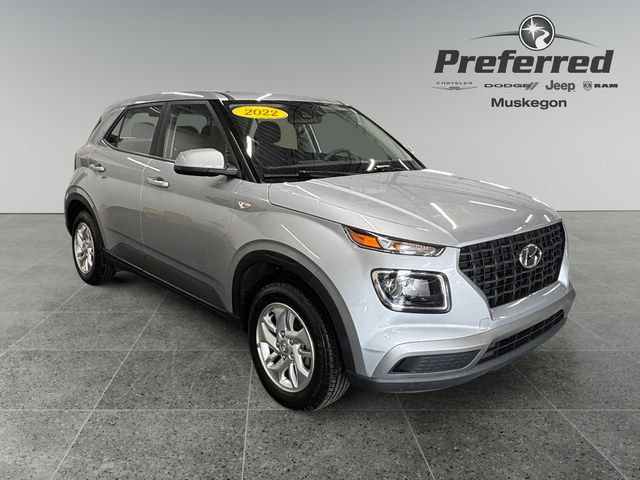 Stellar Silver 2022 Hyundai Venue SUV / Crossover Front-Wheel Drive Continuously Variable Transmission