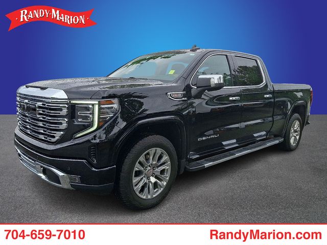 Onyx Black 2023 GMC Sierra 1500 Denali Crew Cab 4WD Pickup Truck Four-Wheel Drive Automatic