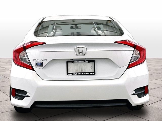 2017 Honda Civic LX White at Bob Ruth Ford