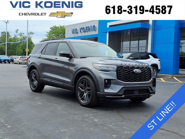 Gray Metallic 2025 Ford Explorer SUV / Crossover All-Wheel Drive Automatic