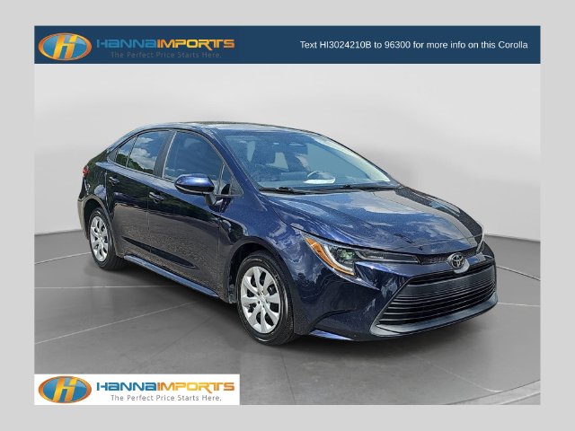 Blueprint 2024 Toyota Corolla Sedan Front-Wheel Drive Continuously Variable Transmission