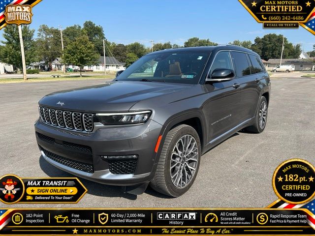 Baltic Gray Metallic Clearcoat 2021 Jeep Grand Cherokee L SUV / Crossover Four-Wheel Drive 8-Speed Automatic