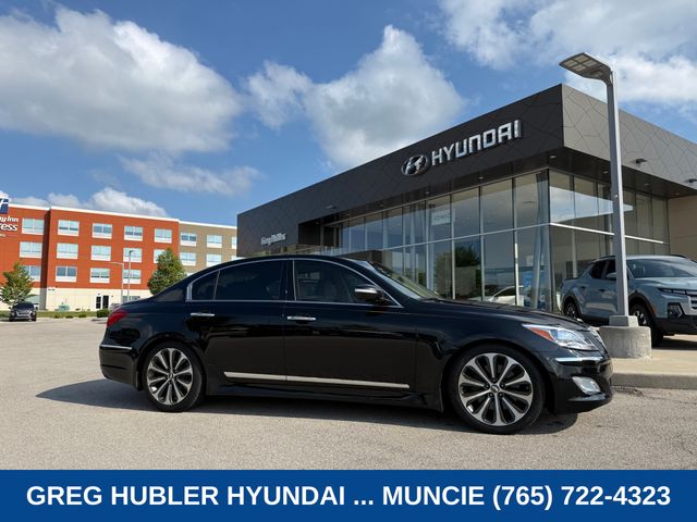 Black Noir Pearl 2013 Hyundai Genesis Sedan Rear-Wheel Drive 8-Speed Automatic