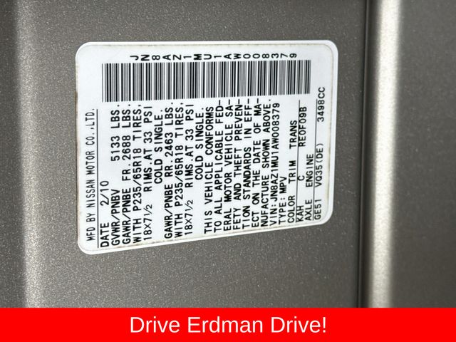 Used 2010 Nissan Murano SUV