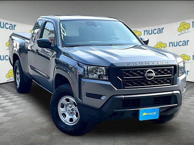 Gray (Gun Metallic) 2022 Nissan Frontier Pickup Truck Four-Wheel Drive 9-Speed Automatic