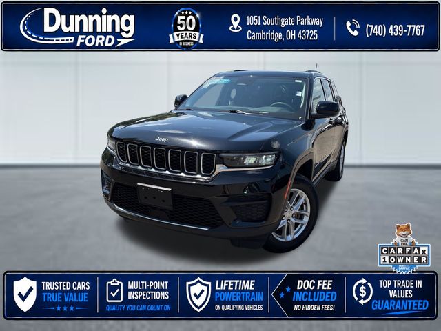 Diamond Black Crystal Pearlcoat 2023 Jeep Grand Cherokee SUV / Crossover Four-Wheel Drive 8-Speed Automatic