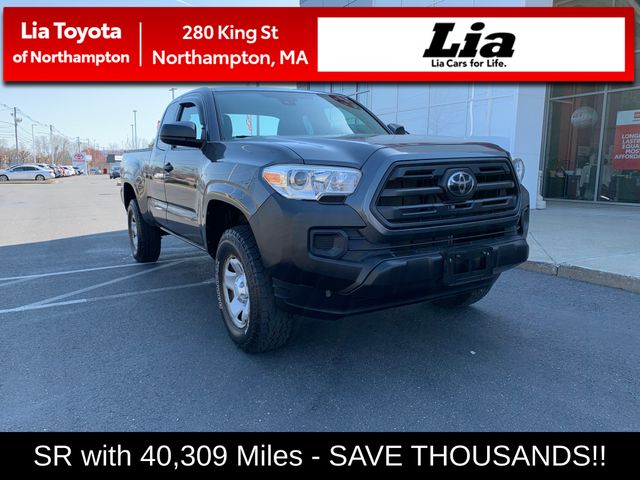 Magnetic Gray Metallic 2018 Toyota Tacoma SR I4 Access Cab 4WD Pickup Truck Four-Wheel Drive 6-Speed Automatic