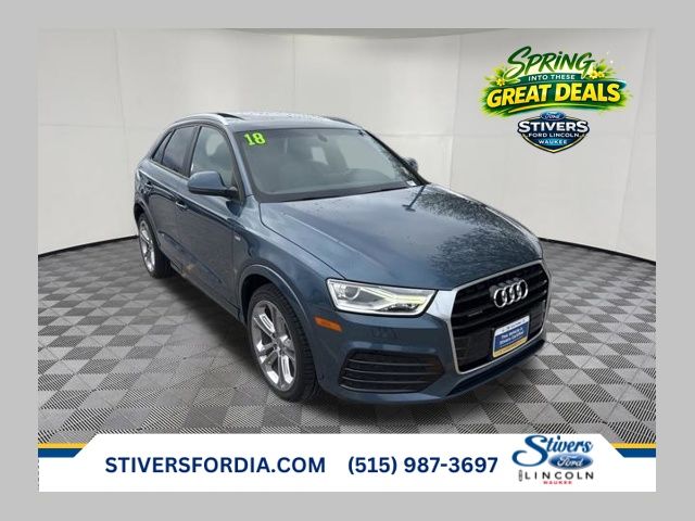 Blue Metallic 2018 Audi Q3 2.0T quattro Premium SUV / Crossover All-Wheel Drive 6-Speed Automatic
