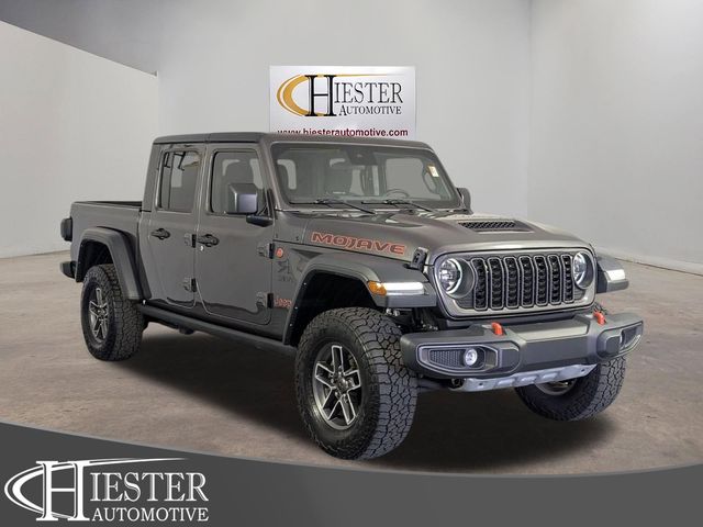 Gray (Granite Crystal Metallic Clearcoat) 2024 Jeep Gladiator Mojave Crew Cab 4WD Pickup Truck Four-Wheel Drive 8-Speed Automatic