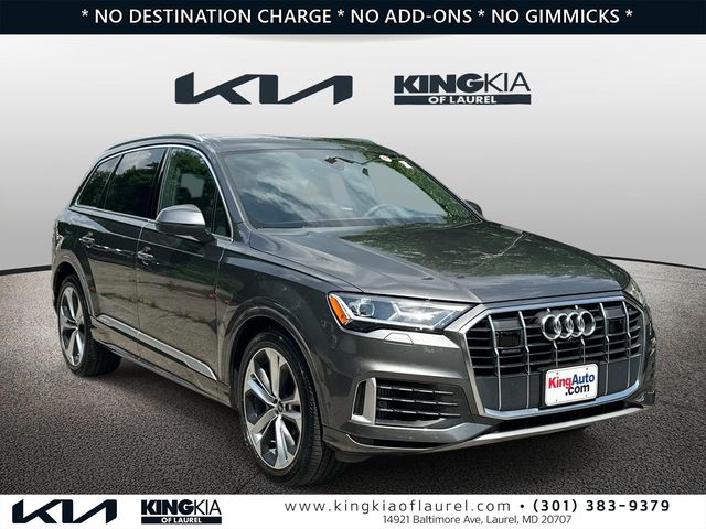 Gray Metallic 2022 Audi Q7 SUV / Crossover All-Wheel Drive 8-Speed Automatic