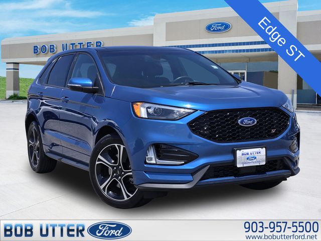 Ford Performance Blue Metallic 2019 Ford Edge ST AWD SUV / Crossover All-Wheel Drive 8-Speed Automatic