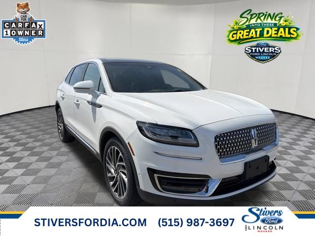 White 2020 Lincoln Nautilus Reserve AWD SUV / Crossover All-Wheel Drive 8-Speed Automatic