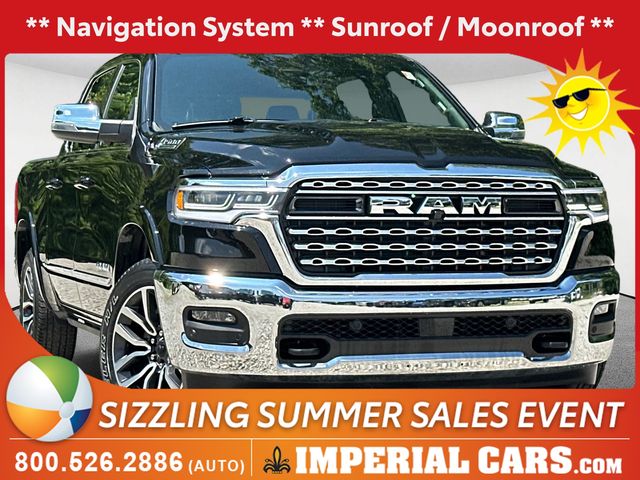 Diamond Black Crystal Pearlcoat 2026 RAM 1500 Pickup Truck Four-Wheel Drive 8-Speed Automatic