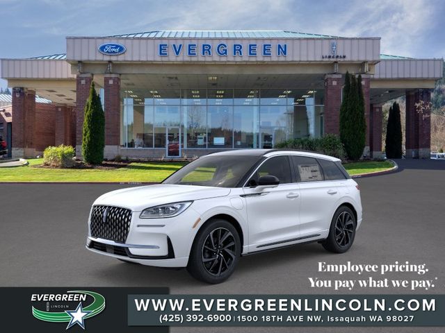 Pristine White Metallic Tri-Coat 2026 Lincoln Corsair Grand Touring AWD SUV / Crossover All-Wheel Drive Continuously Variable Transmission