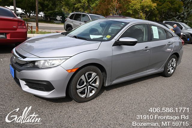  2017 Honda Civic Sedan Front-Wheel Drive Continuously Variable Transmission