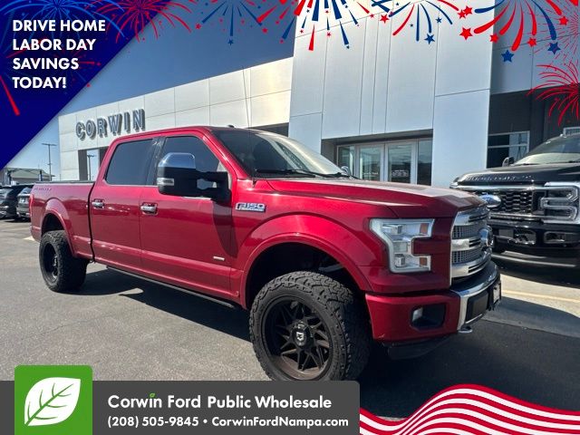 Ruby Red Metallic Tinted Clearcoat 2015 Ford F-150 Pickup Truck Four-Wheel Drive 6-Speed Automatic