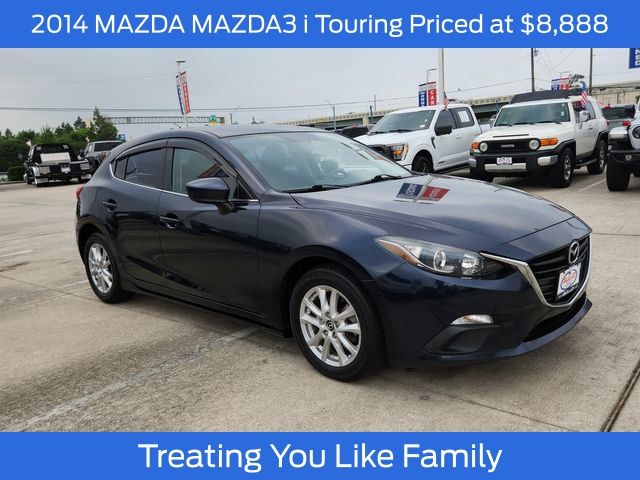 Deep Crystal Blue Mica 2014 Mazda MAZDA3 i Touring Hatchback Hatchback Front-Wheel Drive 6-Speed Automatic