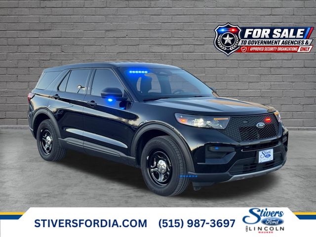 Agate Black 2025 Ford Explorer Hybrid SUV / Crossover All-Wheel Drive Automatic