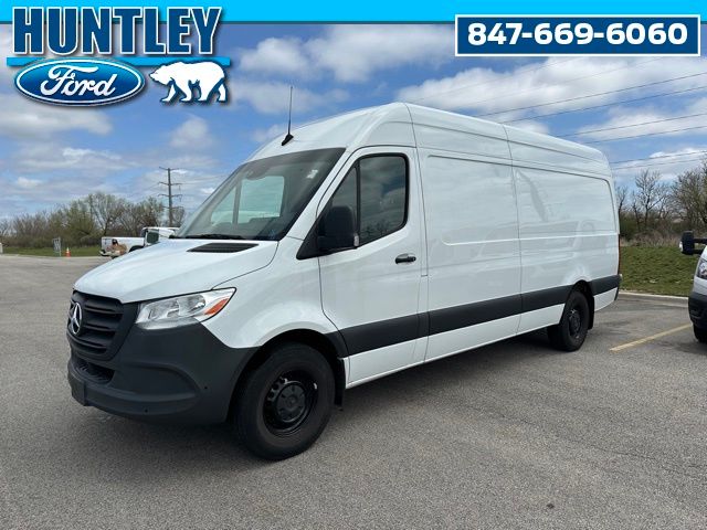 White 2024 Mercedes-Benz Sprinter Cargo 2500 170 High Roof RWD Van Rear-Wheel Drive 9-Speed Automatic