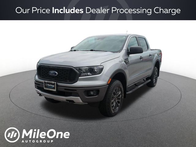 Silver Metallic 2023 Ford Ranger Pickup Truck Four-Wheel Drive Automatic