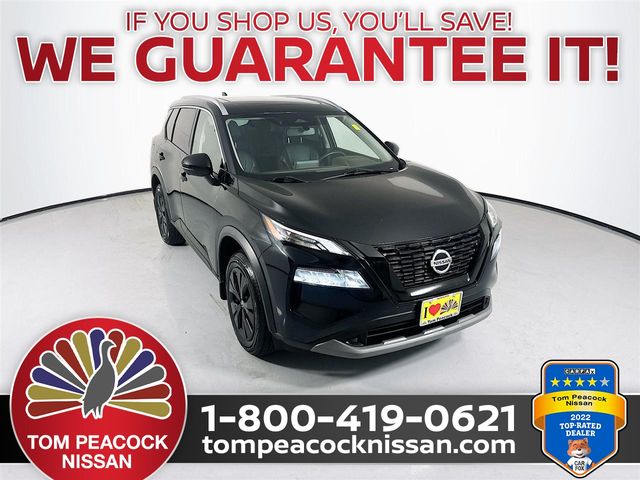 Super Black 2021 Nissan Rogue SV FWD SUV / Crossover Front-Wheel Drive Continuously Variable Transmission