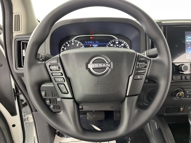 2025 Glacier White Nissan Frontier S RWD Truck