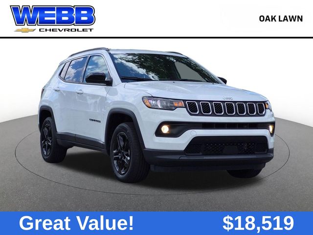 Bright White Clearcoat 2024 Jeep Compass SUV / Crossover Four-Wheel Drive 8-Speed Automatic