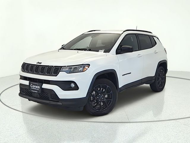Bright White Clearcoat 2025 Jeep Compass SUV / Crossover Four-Wheel Drive 8-Speed Automatic