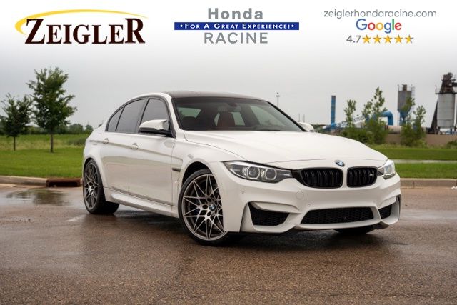 Alpine White 2018 BMW M3 Sedan Rear-Wheel Drive 6-Speed Manual