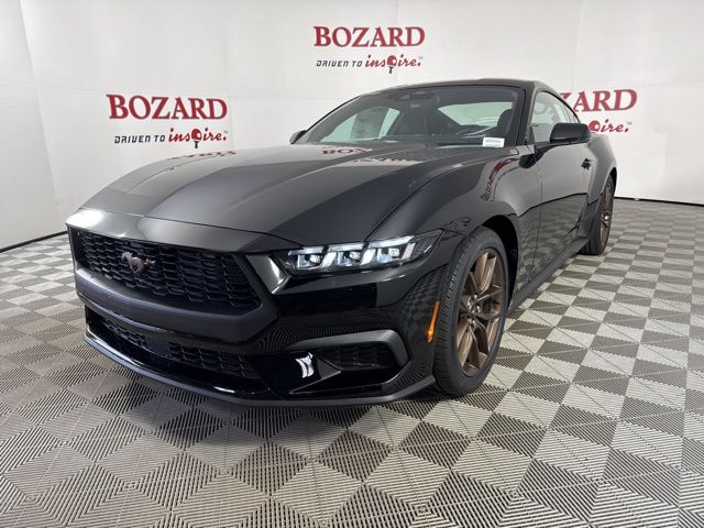 2025 Shadow Black Ford Mustang EcoBoost Premium RWD Coupe